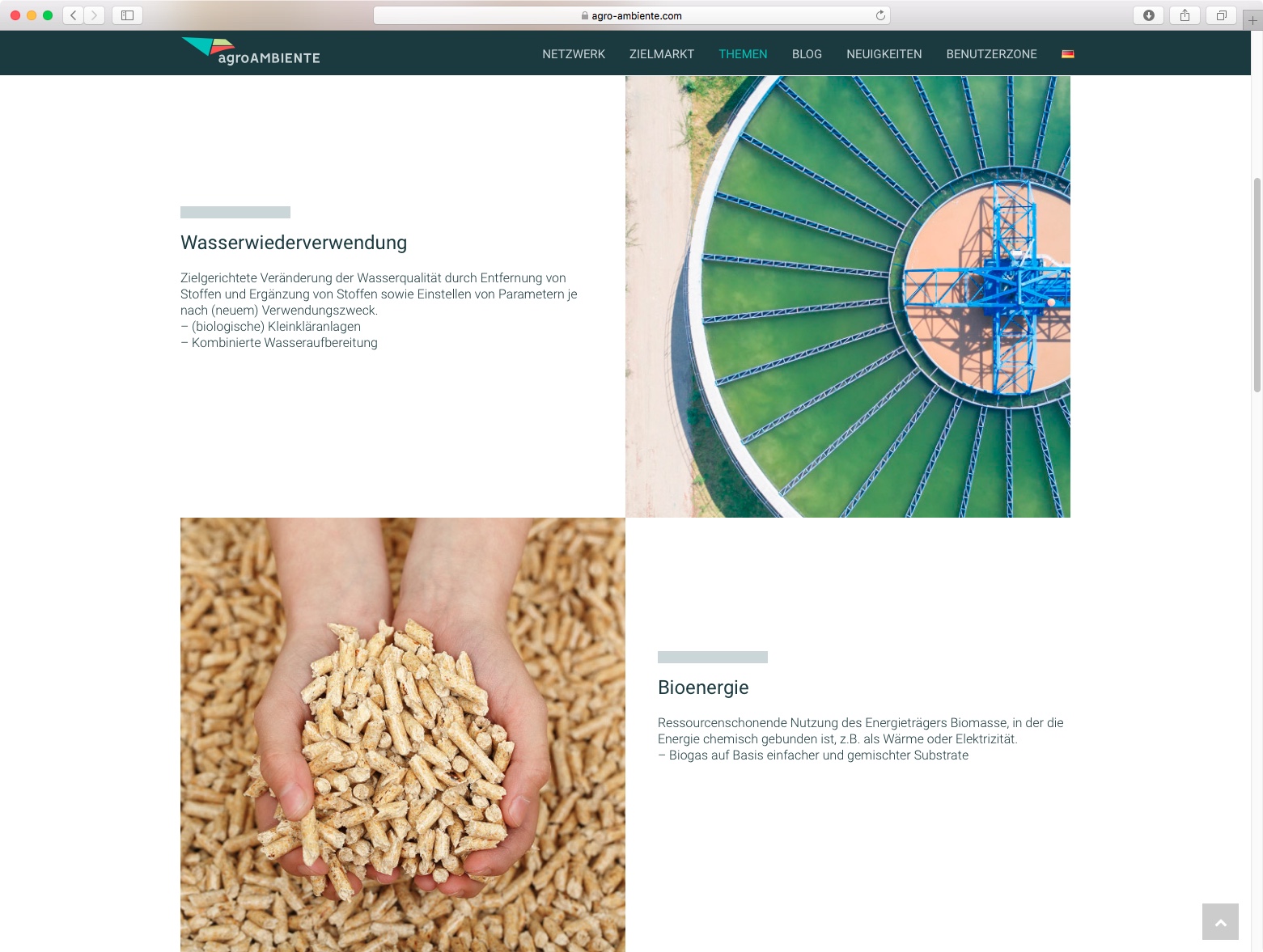 Diseño de sitio web responsive para agroAMBIENTE por Karlos Kaplan