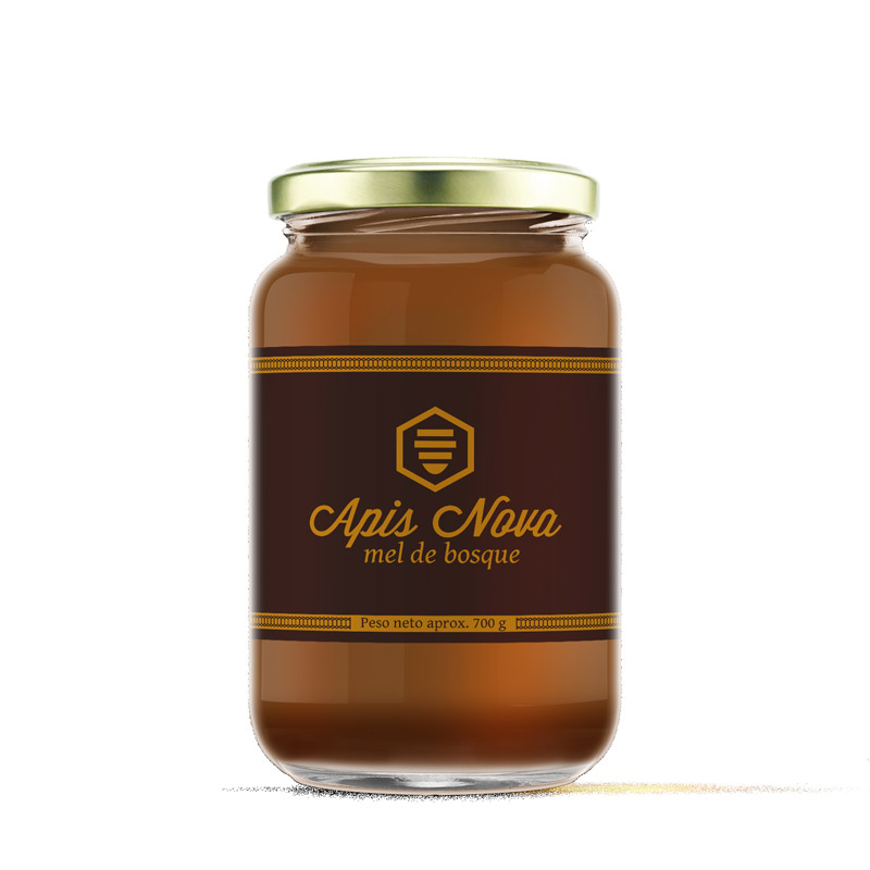 Tarro de miel de Apis Nova diseñado por Karlos Kaplan