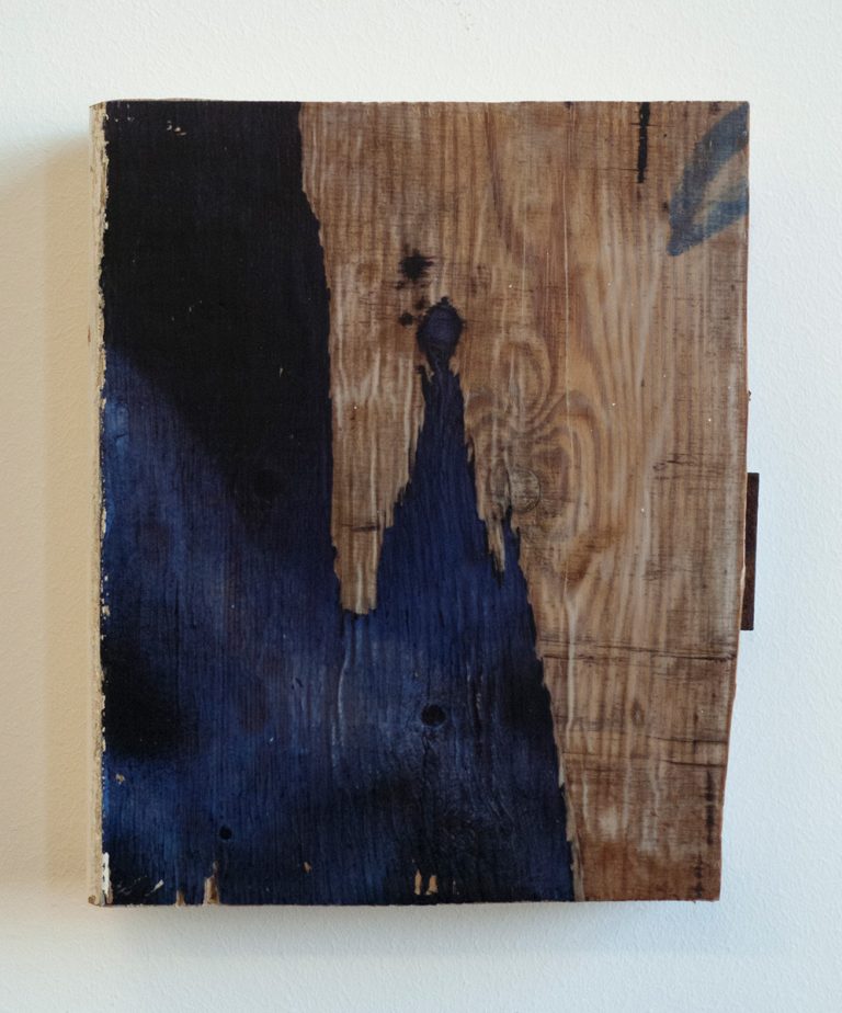 “Madera 1b Azul, Serie Ruptura”, 2016-2017